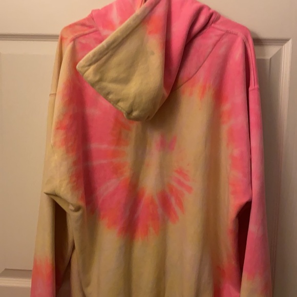 Bored Teenager Pink/Yellow Tie Dye pullover - Picture 2 of 2